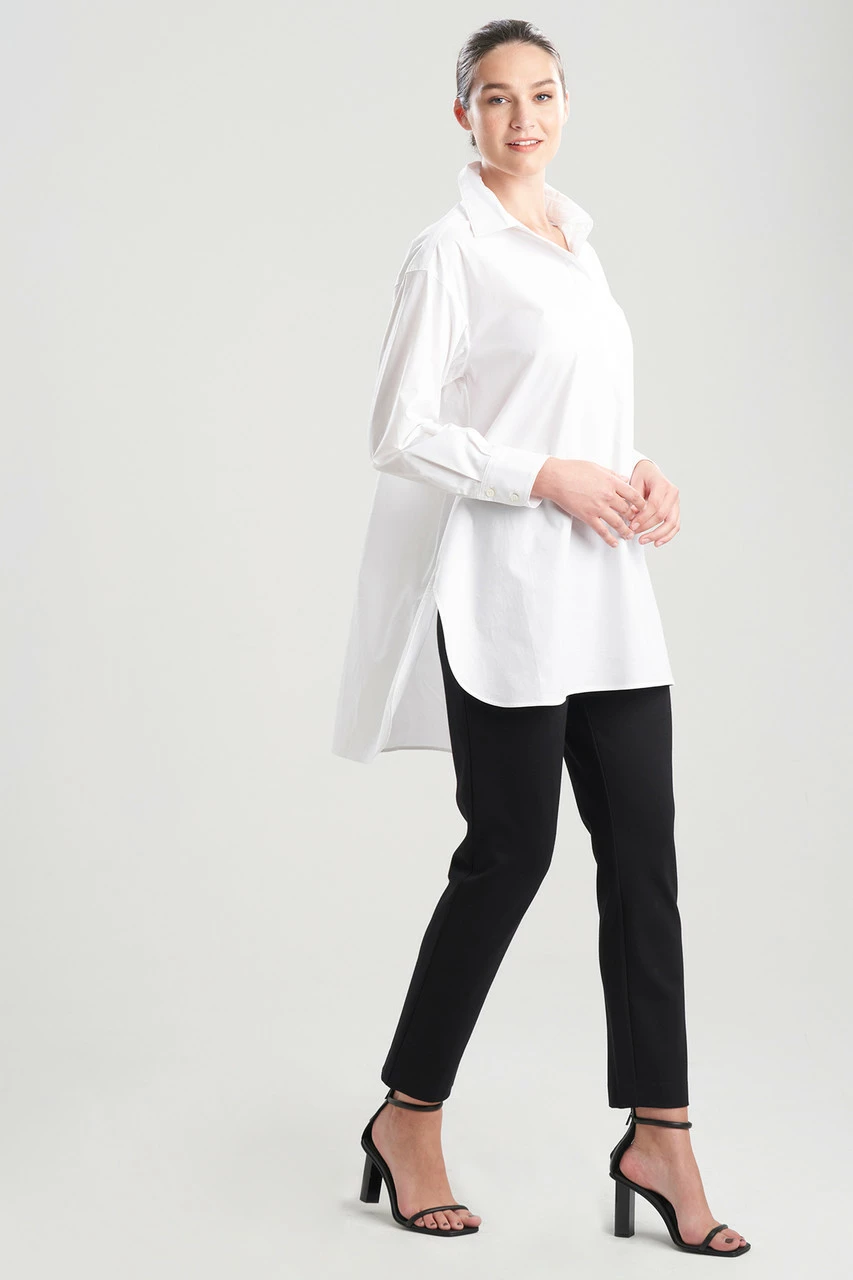 Cotton Poplin Oversized Half Placket Shirt 9 Cotton Poplin Oversized Half Placket Shirt - Image 9