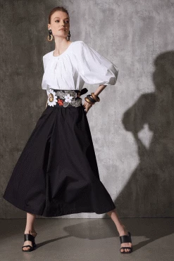 Cotton Poplin Pleated Pullover Top 15 Cotton Poplin Pleated Pullover Top -Natori Sales Shop Cotton Poplin Pleated Pullover Top White Cotton Poplin Palazzo Pants Black by Natori 46665.1690996316