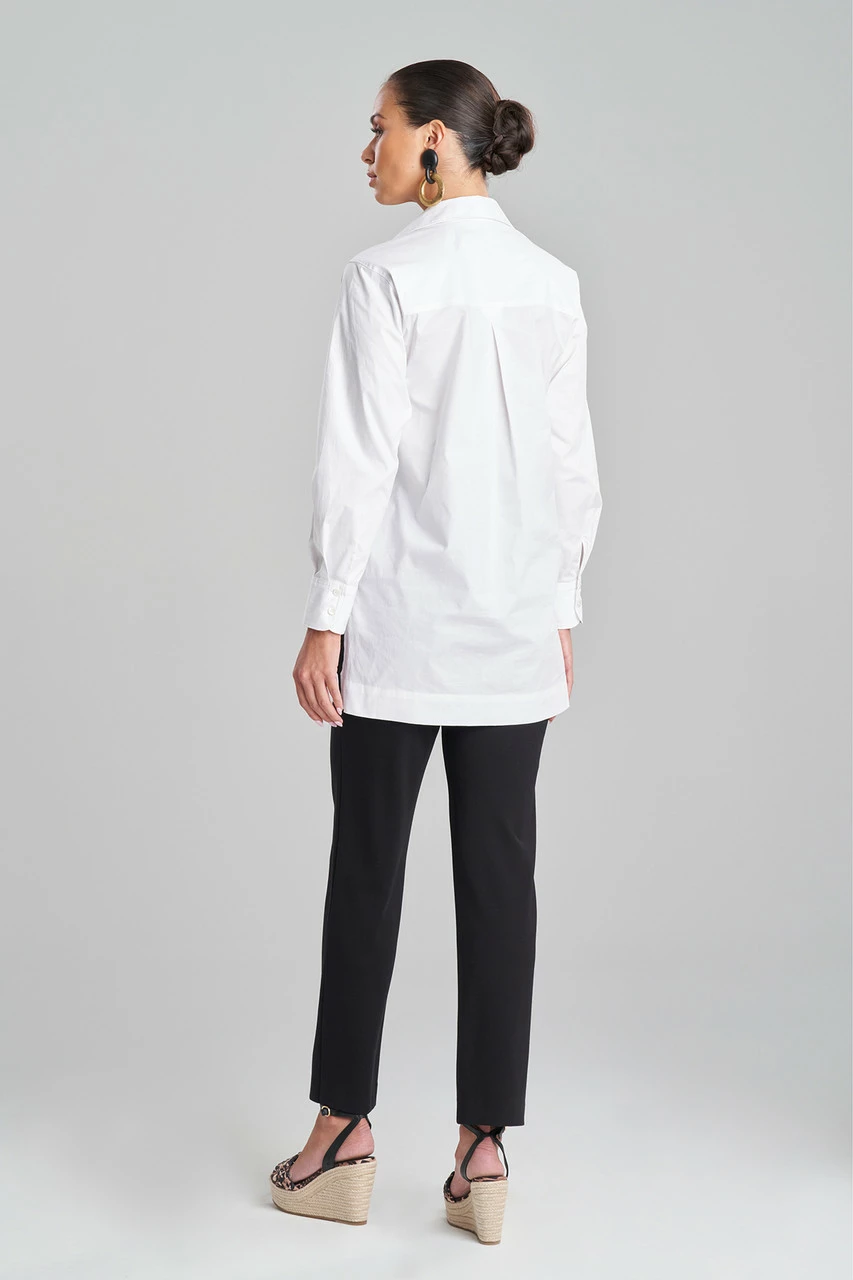 Cotton Poplin Pleated Top 4 Cotton Poplin Pleated Top - Image 4