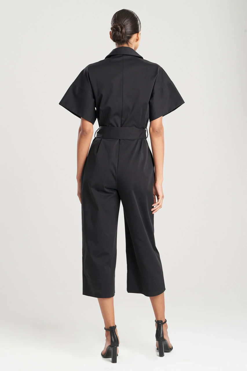 Cotton Sateen Embroidered Jumpsuit 2 Cotton Sateen Embroidered Jumpsuit - Image 2