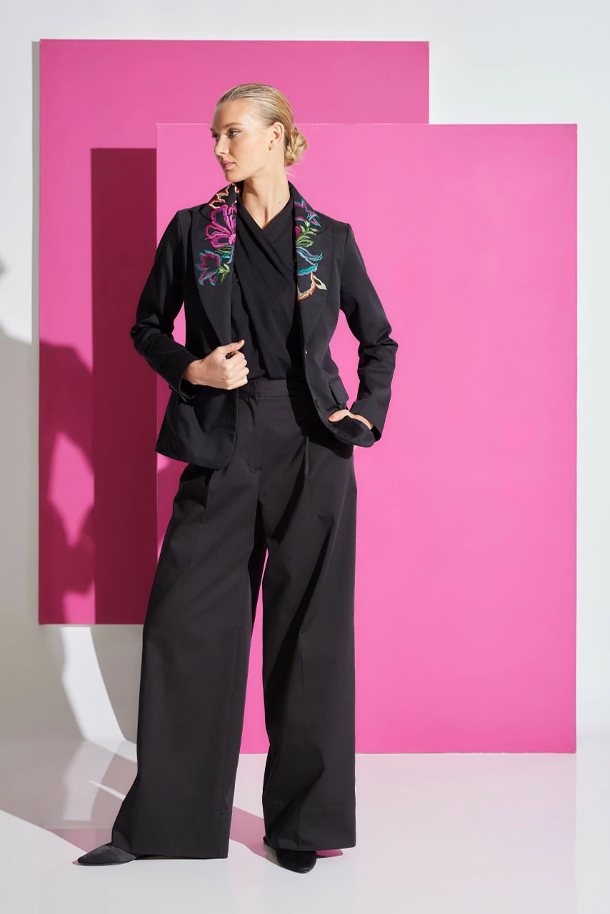 Cotton Sateen Trouser Pants 3 Cotton Sateen Trouser Pants - Image 3