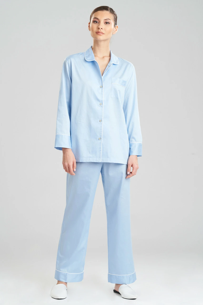 Cotton Sateen Notch PJ 1 Cotton Sateen Notch PJ