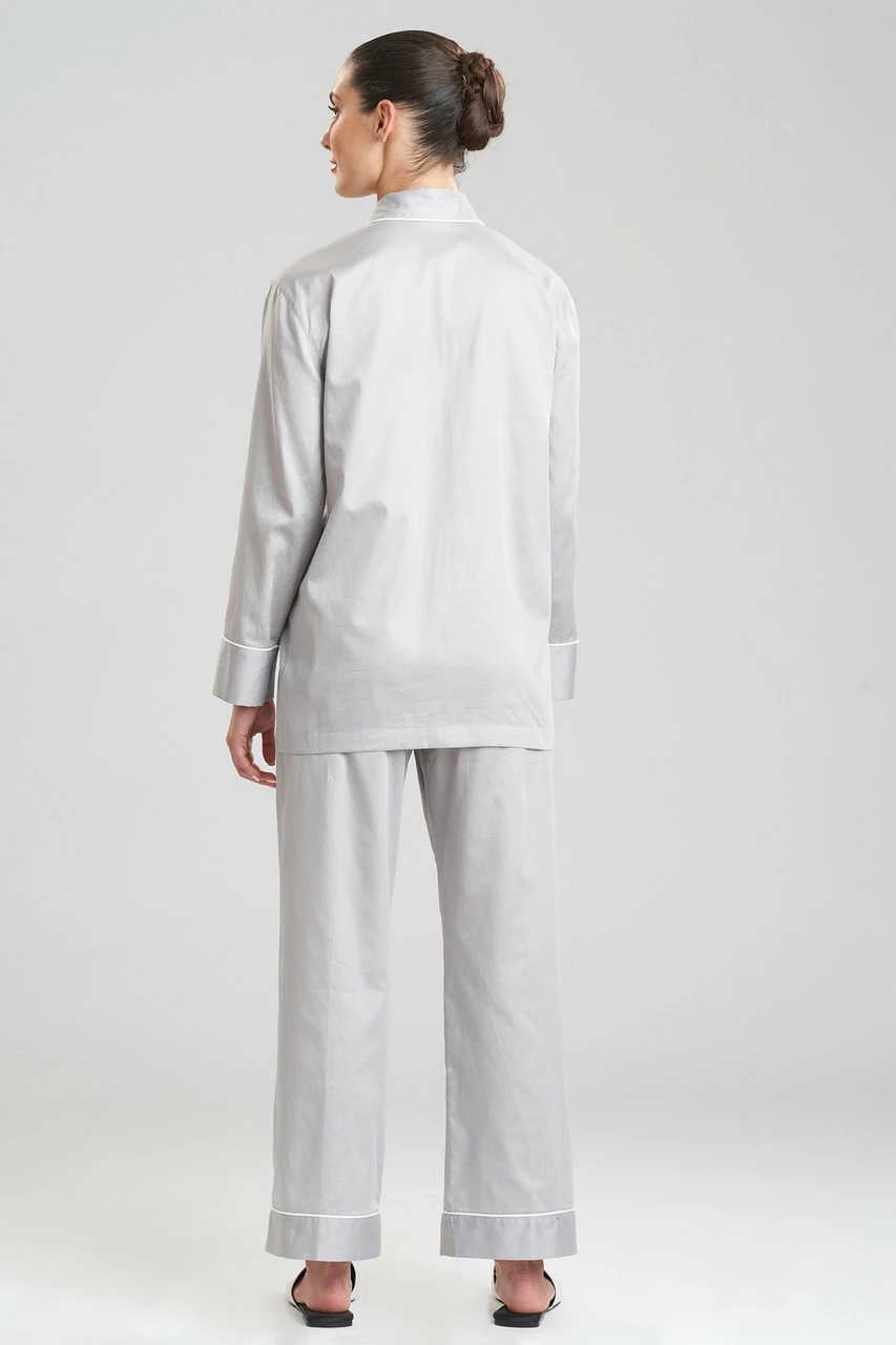 Cotton Sateen Notch PJ 4 Cotton Sateen Notch PJ - Image 4