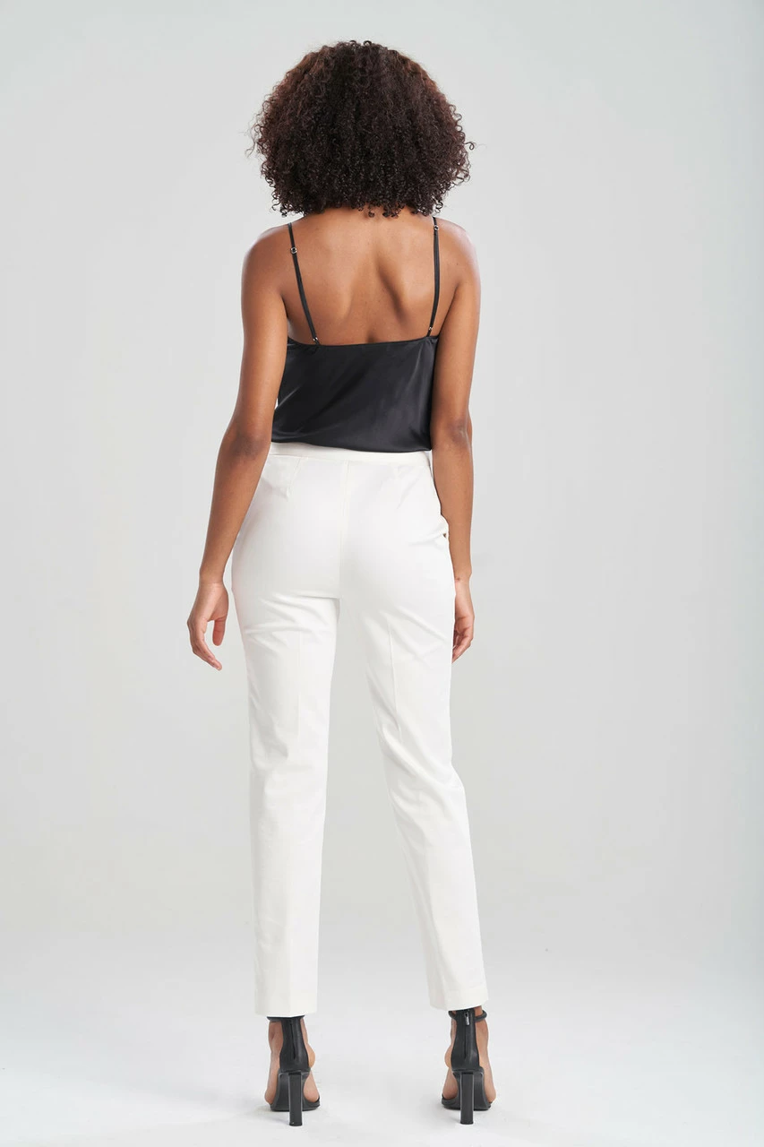 Cotton Sateen Tapered Pants 7 Cotton Sateen Tapered Pants - Image 7