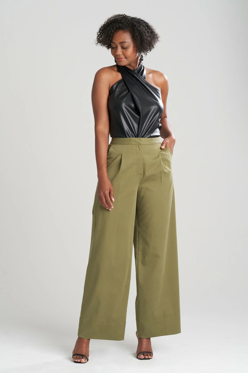 Cotton Sateen Trouser Pants 4 Cotton Sateen Trouser Pants - Image 4