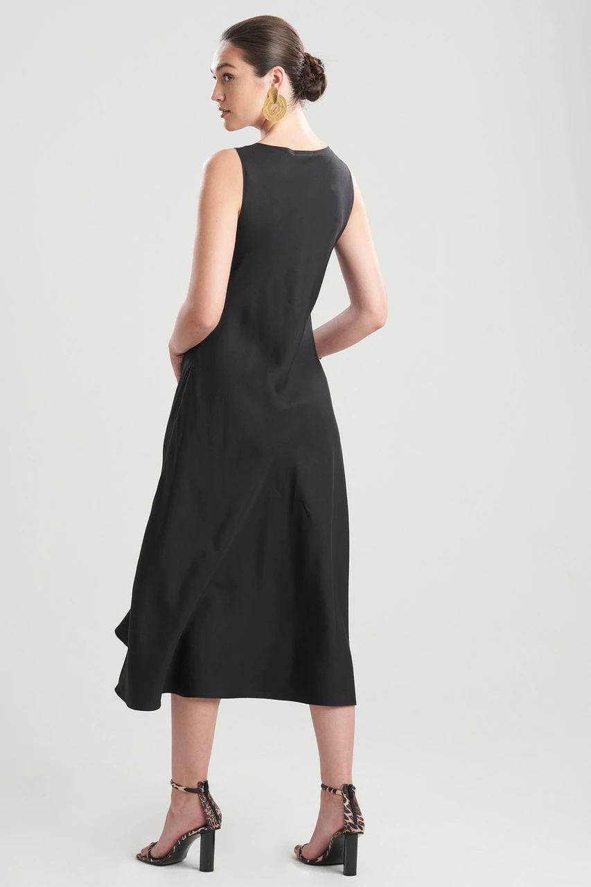 Cotton Silk Bias Cowl Dress 2 Cotton Silk Bias Cowl Dress - Image 2