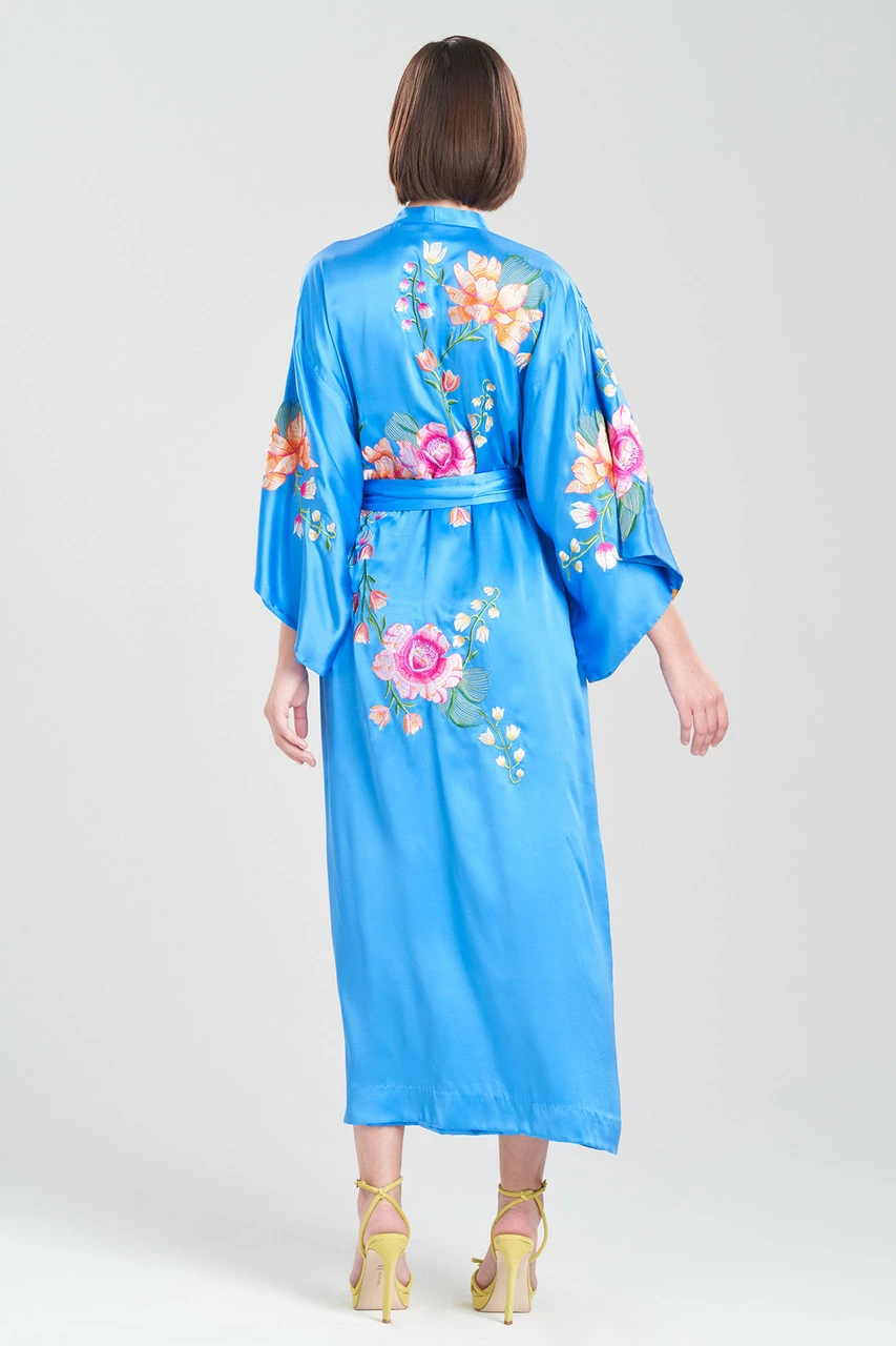Couture Hanabi Embroidered Tassel Silk Robe 2 Couture Hanabi Embroidered Tassel Silk Robe - Image 2