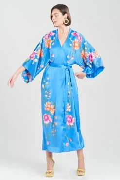 Couture Hanabi Embroidered Tassel Silk Robe