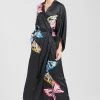 Couture Kyoko Butterfly Beaded Silk Robe