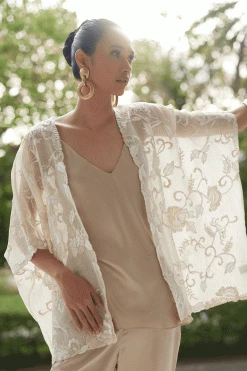 Couture Piña Embroidered Jacket 7 Couture Piña Embroidered Jacket -Natori Sales Shop Couture Pina Embroidered Jacket Natural by JN 52279.1677879442