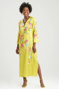 Couture Saito Embroidery Caftan