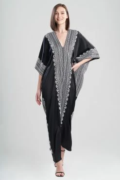 Couture Zehra Caftan 10 Couture Zehra Caftan -Natori Sales Shop Couture Zehra Caftan Black by Natori 24047.1645628896