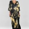 Couture Embroidered Dragon Caftan