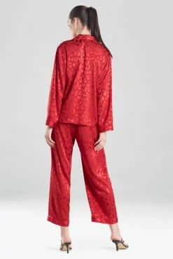 Decadence PJ 55 Decadence PJ -Natori Sales Shop Decadence PJ Brocade Red by Natori 2 14079.1631885256