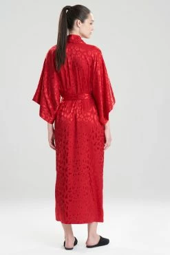 Decadence Robe 15 Decadence Robe -Natori Sales Shop Decadence Robe Brocade Red by Natori 2 15527.1641423584