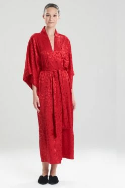 Decadence Robe 14 Decadence Robe -Natori Sales Shop Decadence Robe Brocade Red by Natori 39037.1641423578