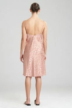 Decadence V-Neck Chemise -Natori Sales Shop Decadence V Neck Chemise Rose Tan by Natori 2 56517.1645728033