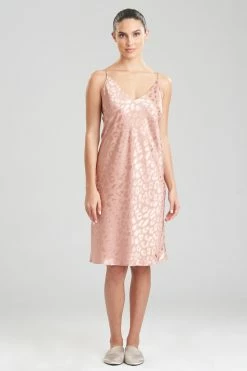 Decadence V-Neck Chemise -Natori Sales Shop Decadence V Neck Chemise Rose Tan by Natori 07250.1646939362