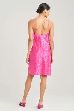 Decadence V-Neck Chemise -Natori Sales Shop Decadence V Neck Chemise Tropical Pink by Natori 2 02479.1645728028