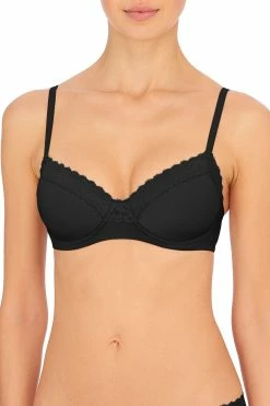 Discreet Convertible Spacer Underwire Bra -Natori Sales Shop Discreet Convertible Spacer Underwire Bra Black by Natori 68407.1684360718