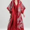 Dragon Embroidery Silk Robe