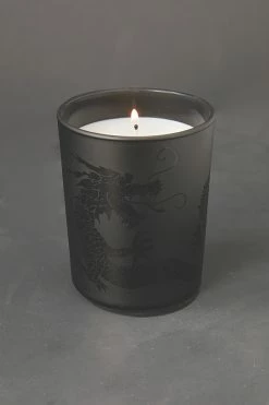 Dragon Etched Candle