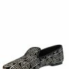 Edda Suede Infinity Embroidered Loafer