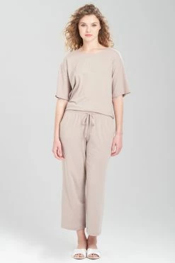 Ease Crop Pants -Natori Sales Shop Ease Crop Pants Sandstone by N Natori 78895.1675356794