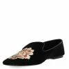 Edda Suede Embroidered Loafer