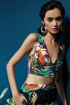 El Nido Cotton Poplin Bralette 10 El Nido Cotton Poplin Bralette -Natori Sales Shop El Nido Cotton Poplin Bralete Black Multi by Natori 56568.1678810424