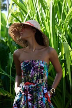 El Nido Embroidered Raffia Hat 15 El Nido Embroidered Raffia Hat -Natori Sales Shop El Nido Embroidered Raffia Hat Natural by Natori 2 64276.1678464277