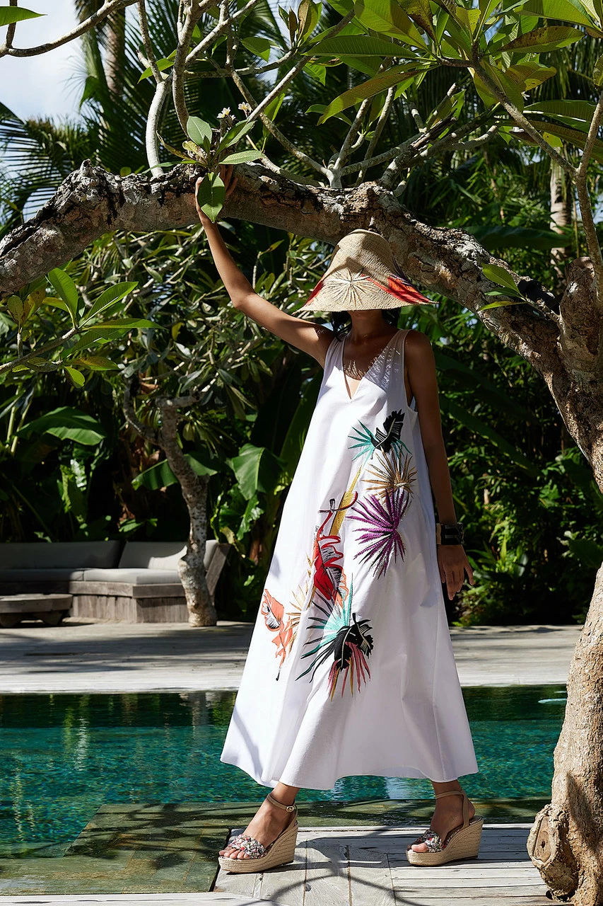 El Nido Embroidered Raffia Hat 5 El Nido Embroidered Raffia Hat - Image 5