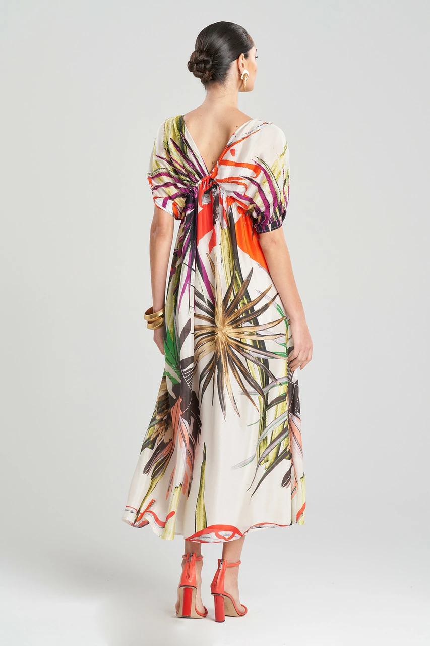 El Nido Obi Silk Beaded Kimono Dress 2 El Nido Obi Silk Beaded Kimono Dress - Image 2
