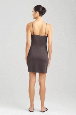 Enchant Lace Applique Chemise -Natori Sales Shop Enchant Lace Applique Chemise Espresso by Natori 2 17695.1692197091