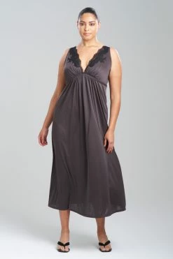 Enchant Lace Applique Gown -Natori Sales Shop Enchant Lace Applique Gown Espresso by Natori 27977.1692198946