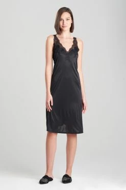 Enchant V-Neck Slip -Natori Sales Shop Enchant V Neck Slip Black by Natori 11585.1660084427