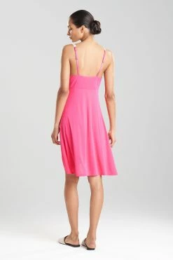 Enchant V-Neck Slip -Natori Sales Shop Enchant V Neck Slip Pink Sapphire by Natori retouched 2 28449.1671056047