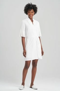 Enchant Wrap With Lace -Natori Sales Shop Enchant Wrap With Lace Ivory Shell Pink by Natori 03988.1645632077