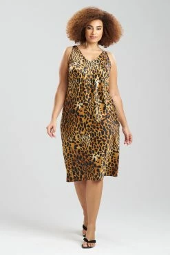 Exotic Animal Gown -Natori Sales Shop Exotic Animal Gown Natural by N Natori 3 56936.1675439503