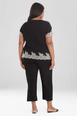 Luxe Shangri-La TENCEL™ Short Sleeve PJ Basics 53 Luxe Shangri-La TENCEL™ Short Sleeve PJ Basics -Natori Sales Shop F76056 BKC 5 22040.1599852789