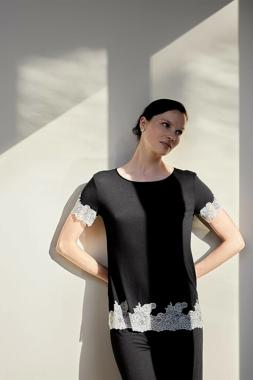 Luxe Shangri-La TENCEL™ Short Sleeve PJ Basics 14 Luxe Shangri-La TENCEL™ Short Sleeve PJ Basics - Image 14