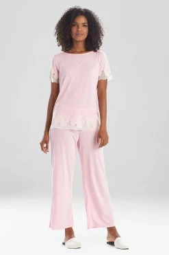 Luxe Shangri-La TENCEL™ Short Sleeve PJ Basics 61 Luxe Shangri-La TENCEL™ Short Sleeve PJ Basics -Natori Sales Shop F76056 HRW 1 73755.1616025004