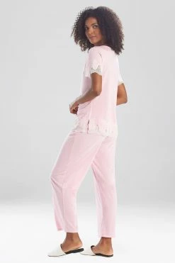 Luxe Shangri-La TENCEL™ Short Sleeve PJ Basics 62 Luxe Shangri-La TENCEL™ Short Sleeve PJ Basics -Natori Sales Shop F76056 HRW 2 10872.1610385329