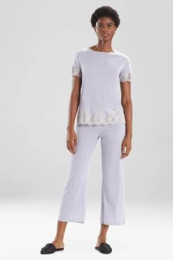 Luxe Shangri-La TENCEL™ Short Sleeve PJ Basics 59 Luxe Shangri-La TENCEL™ Short Sleeve PJ Basics -Natori Sales Shop F76056 PBE 1 15335.1609886656