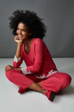 Luxe Shangri-La TENCEL™ Long Sleeve PJ 40 Luxe Shangri-La TENCEL™ Long Sleeve PJ -Natori Sales Shop F76356 HBO 3 93480.1599852989