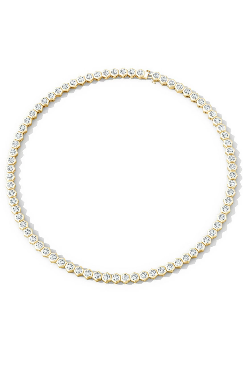 Indochine Diamond Tennis Choker Necklace 2 Indochine Diamond Tennis Choker Necklace - Image 2