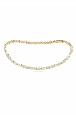 Indochine Diamond Tennis Choker Necklace