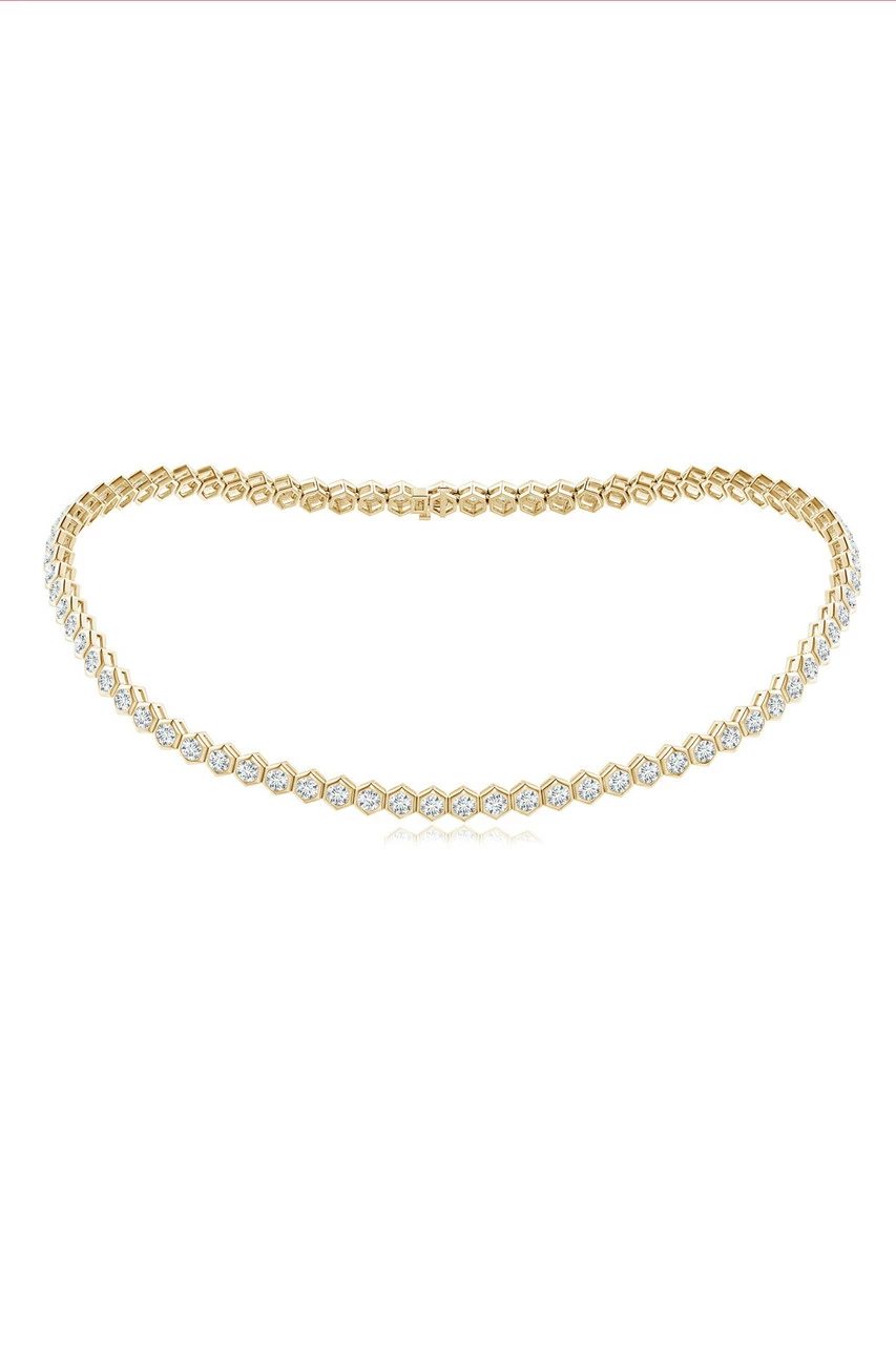Indochine Diamond Tennis Choker Necklace 1 Indochine Diamond Tennis Choker Necklace