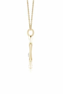 Indochine Spirit 14k Bamboo Frame Hamsa Diamond Pendant Necklace -Natori Sales Shop FJP0163D YG 3 44944.1613092708