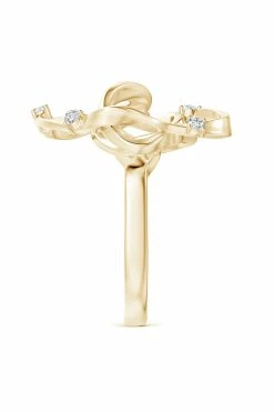 Sakura 14k Scattered Diamond Ring -Natori Sales Shop FJR0130D YG 3 14176.1600722176